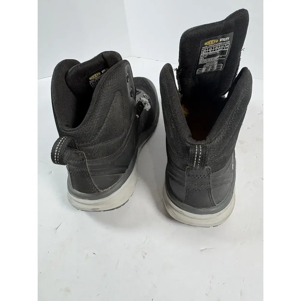 KEEN Utility EH Safety Work Boots Women’s 7D ASTM F2413-18 Black Shoes